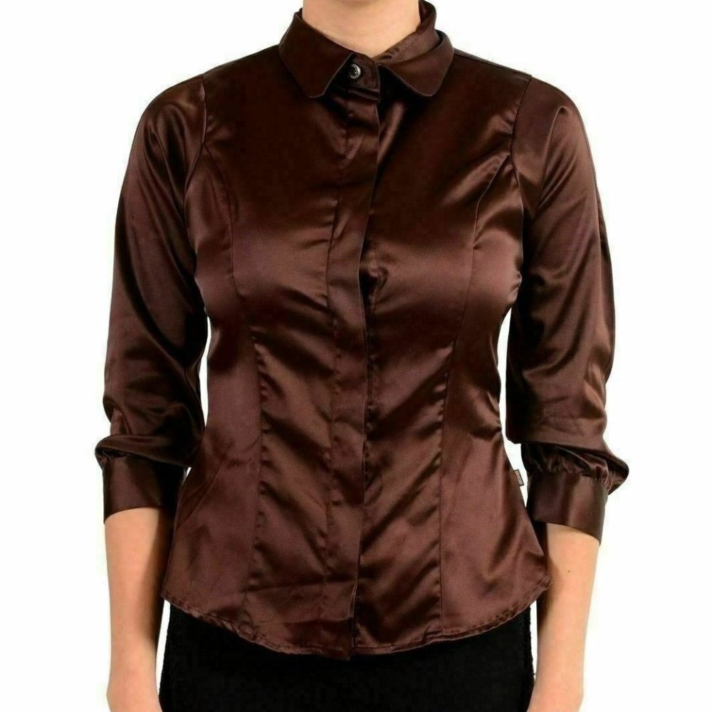 just cavalli dress shirt Just Cavalli Vintage 2006 Shirt w/ Tags - Neutrals Dress Shirts, Clothing - WJU70616